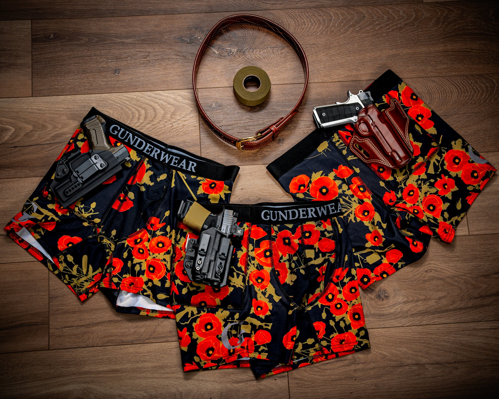 OTTE GEAR x GNDRWR P.O.W print 3-pack – GUNderwear®