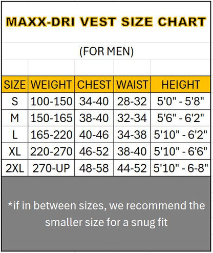 Maxx-Dri Vest +Core