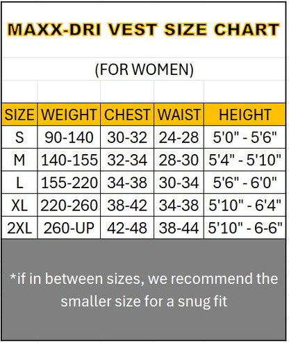 Maxx-Dri Vest +Core